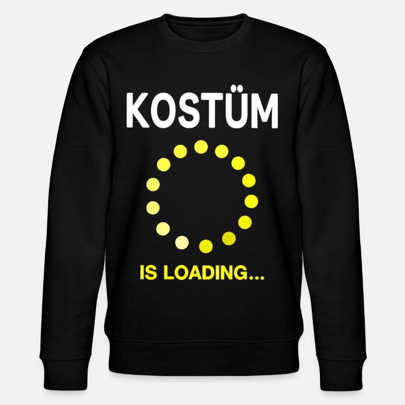 Fasnet Fasching Karneval Kostüm is Loading - Stanley/Stella Unisex Bio-Sweatshirt CHANGER - Schwarz