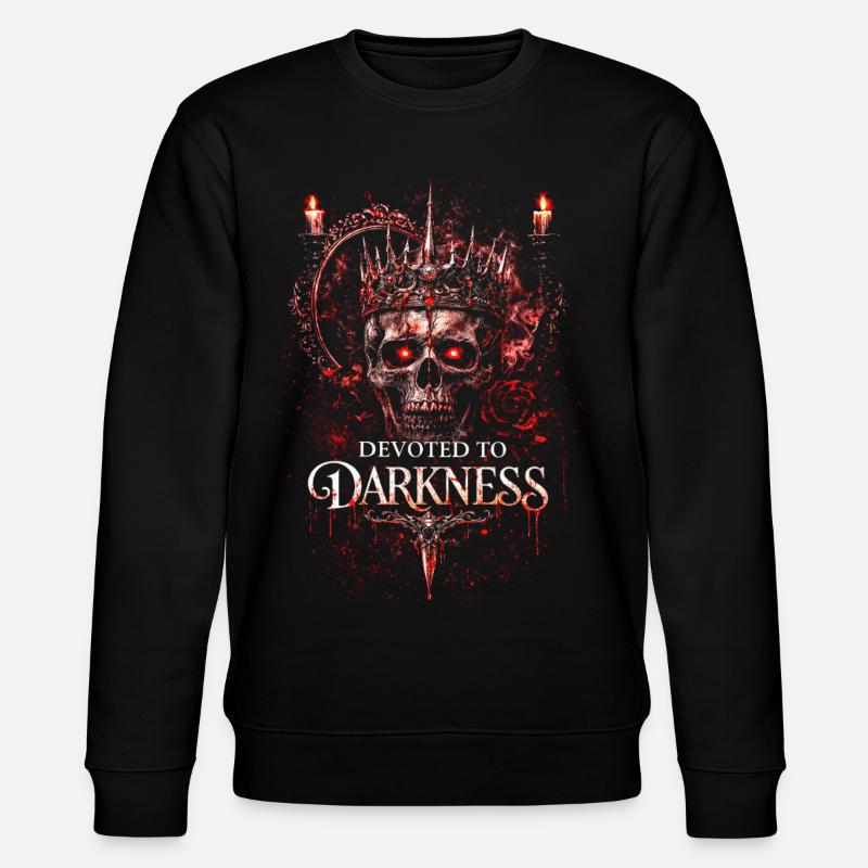 Dark Romance Booktok Devoted To Darkness - Stanley/Stella Unisex Bio-Sweatshirt CHANGER  - Schwarz