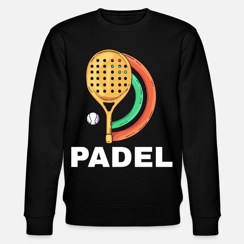 I can't I have padel - Stanley/Stella CHANGER Unisex Organic Sweatshirt - black