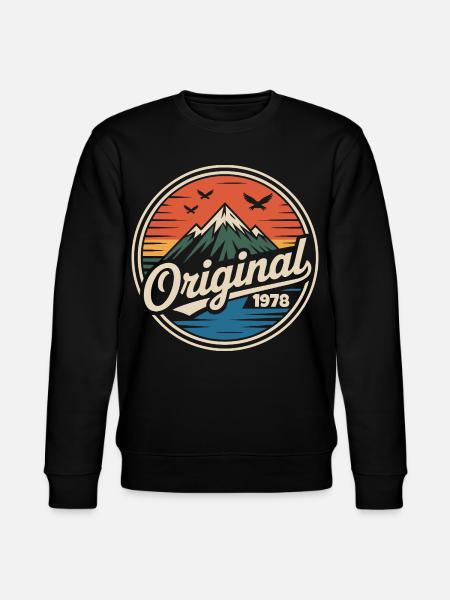 Originales Retro-Jubiläum von 1978 - Stanley/Stella Unisex Bio-Sweatshirt CHANGER  - Schwarz
