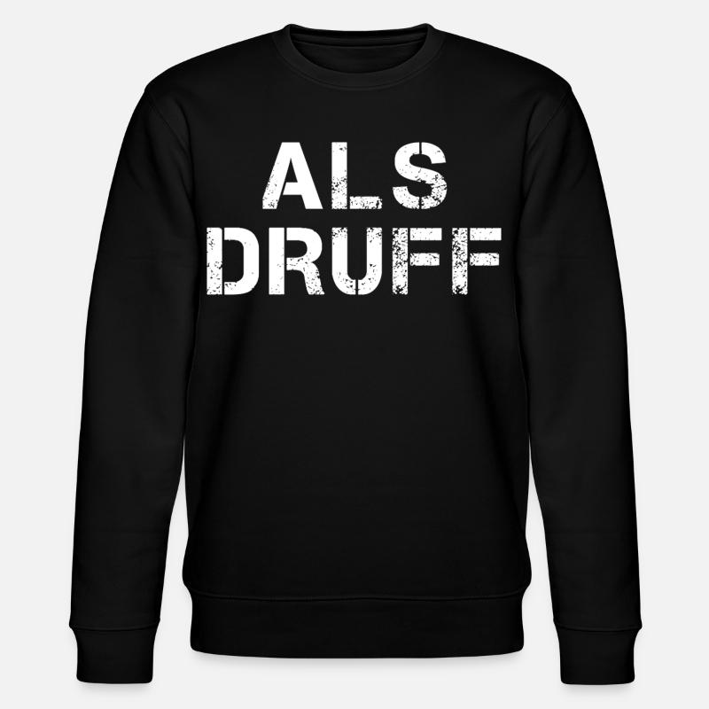 ALS DRUFF Diction hessoise - Sweat bio CHANGER Stanley/Stella Unisexe - noir