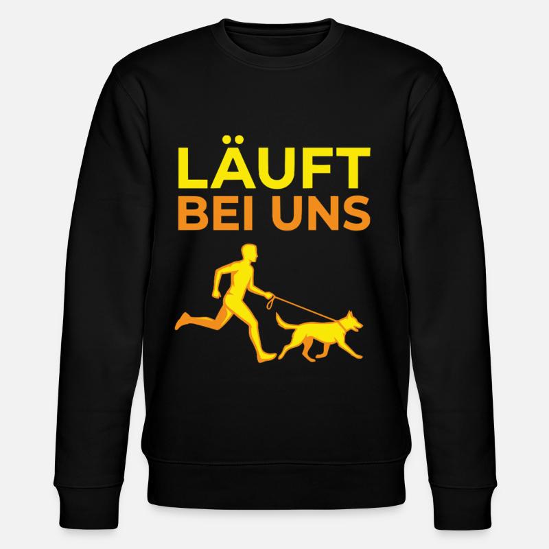Hunde Gassi Hundebesitzer - Stanley/Stella Unisex Bio-Sweatshirt CHANGER  - Schwarz