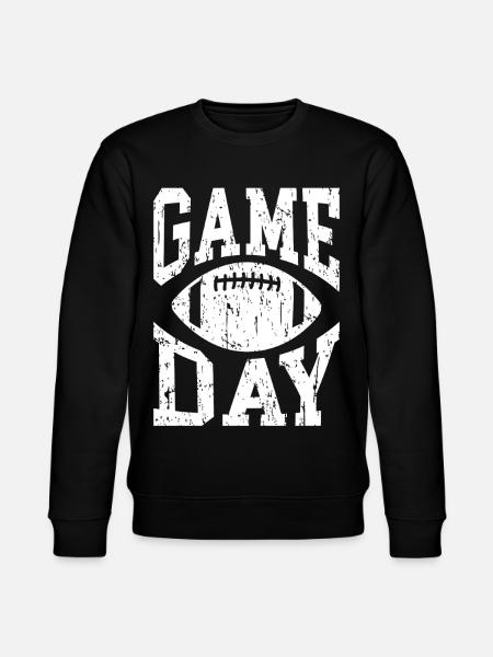 Game Day Football - Stanley/Stella CHANGER Unisex Organic Sweatshirt - black