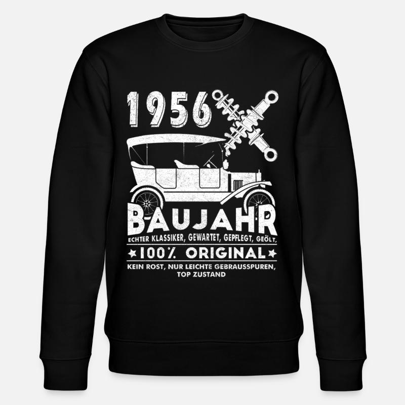 Année de naissance 1956 - Sweat bio CHANGER Stanley/Stella Unisexe - noir