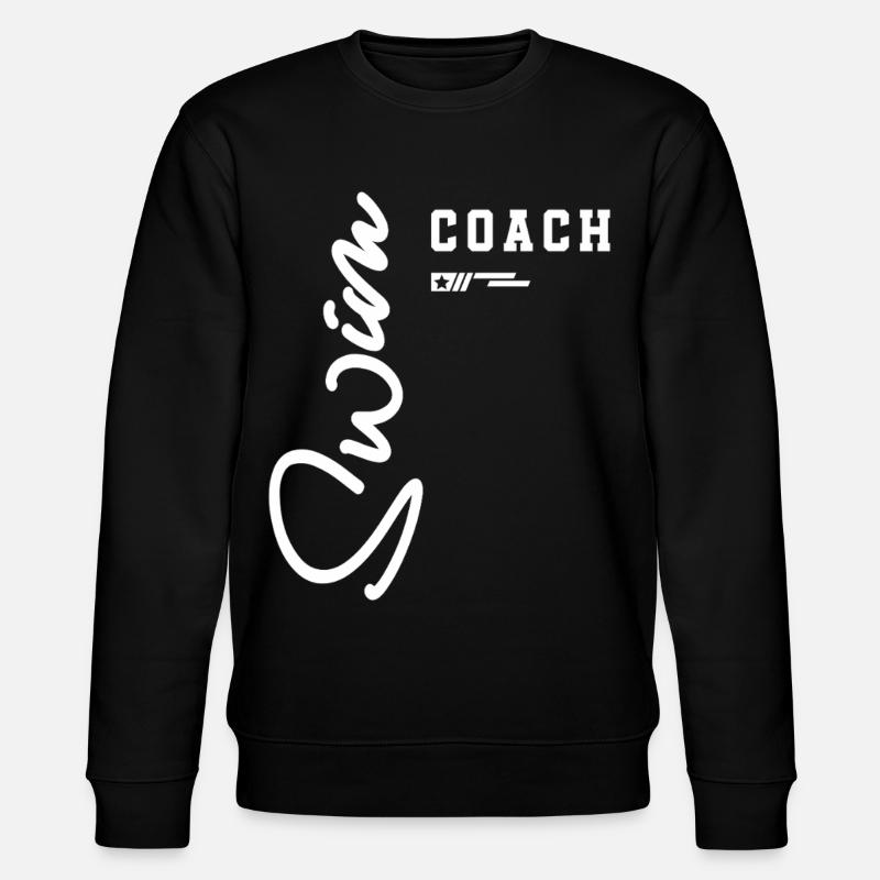 Swim Coach Classic Poolside für Teamleiter - Stanley/Stella Unisex Bio-Sweatshirt CHANGER  - Schwarz