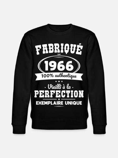 Hergestellt 1966 – Perfekt gereift - Stanley/Stella Unisex Bio-Sweatshirt CHANGER - Schwarz