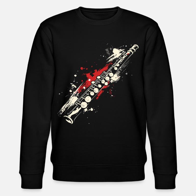 Graffiti de flûte - Sweat bio CHANGER Stanley/Stella Unisexe - noir