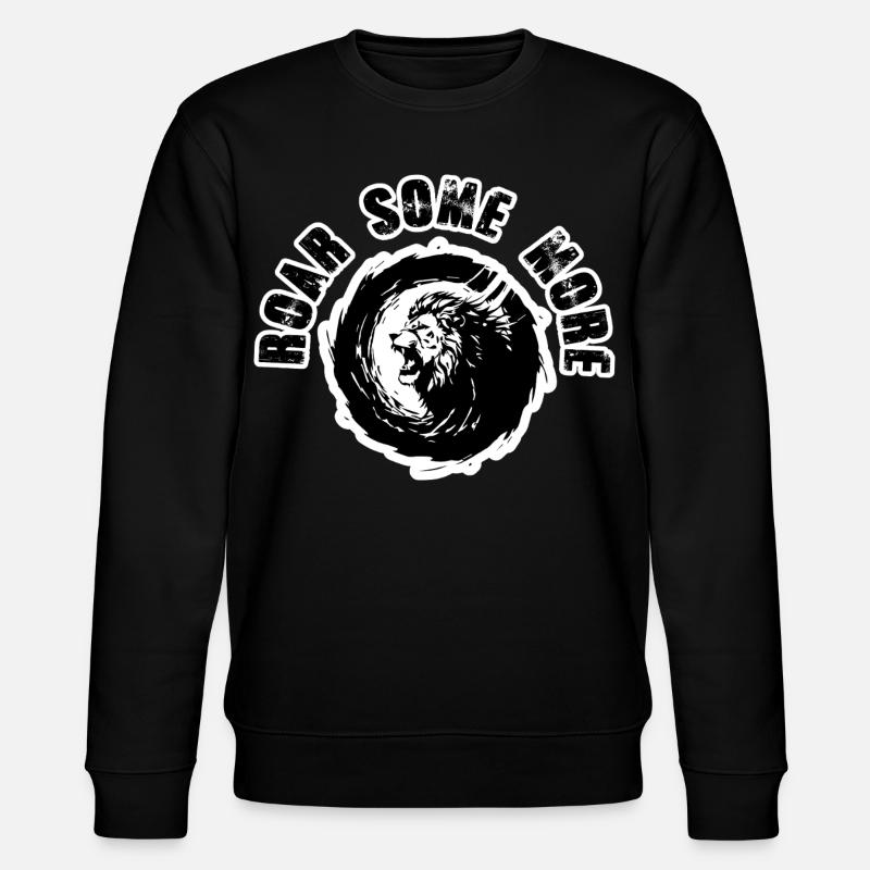 Löwenbrüller Einige stärker - Stanley/Stella Unisex Bio-Sweatshirt CHANGER - Schwarz