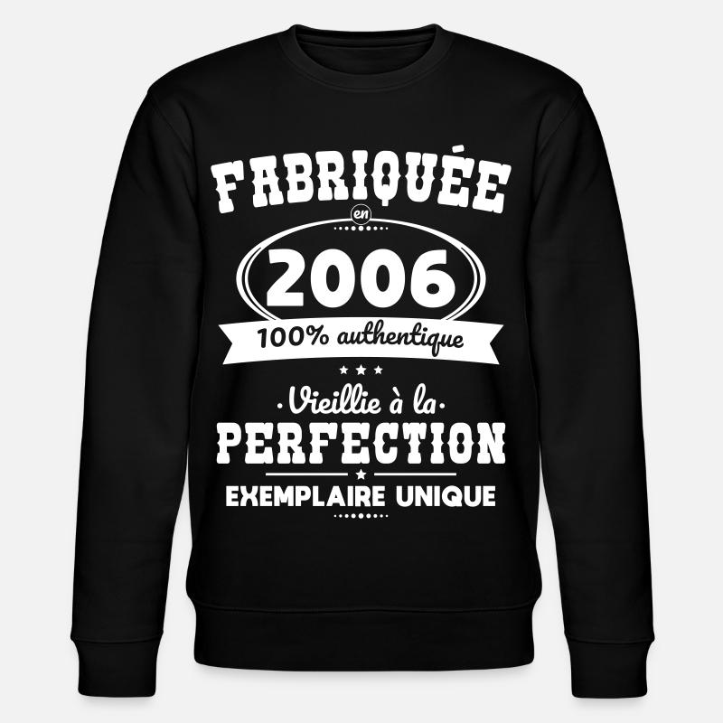 Hergestellt 2006 – Perfekt gereift - Stanley/Stella Unisex Bio-Sweatshirt CHANGER - Schwarz
