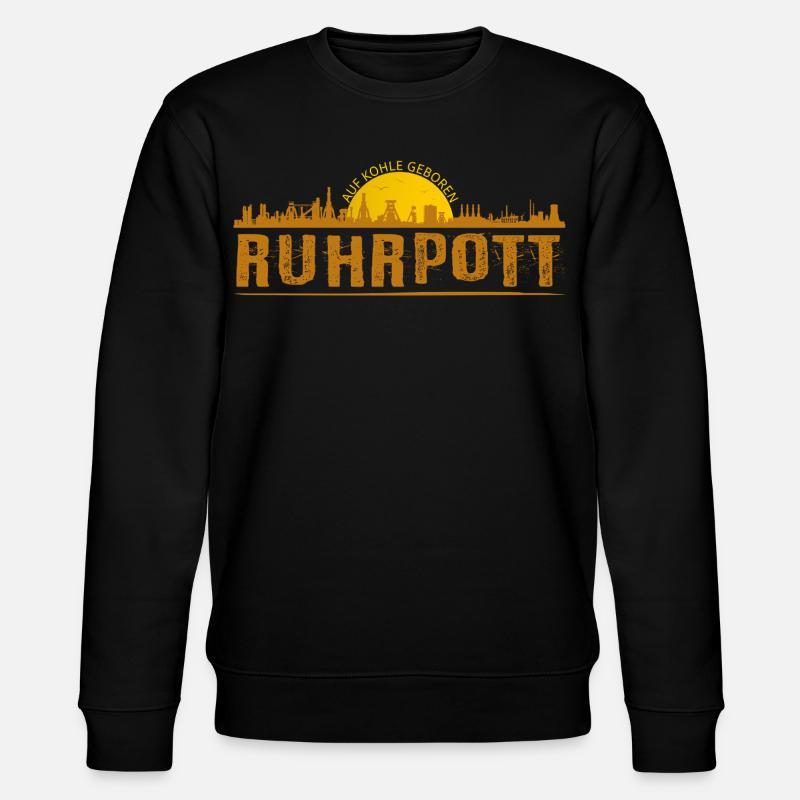 Silhouette de Ruhrpott - Sweat bio CHANGER Stanley/Stella Unisexe - noir