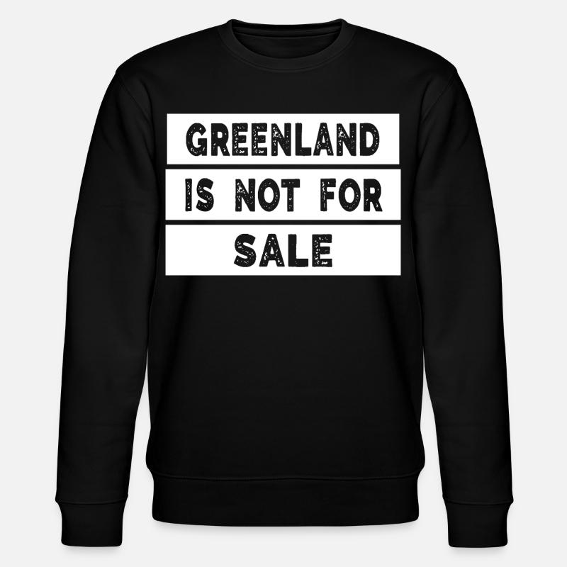 Le Groenland n’est pas à vendre - Sweat bio CHANGER Stanley/Stella Unisexe - noir