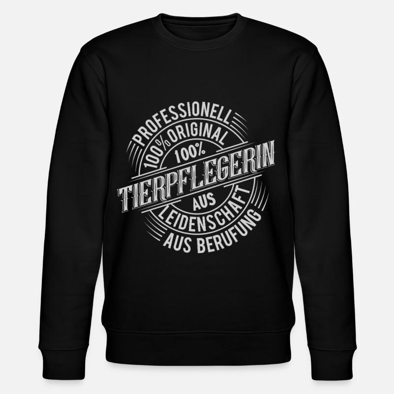 Tierpflegerin - Stanley/Stella Unisex Bio-Sweatshirt CHANGER  - Schwarz