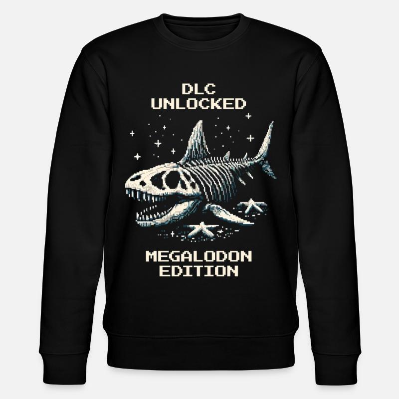 DLC débloqué | Requin mégalodon - Sweat bio CHANGER Stanley/Stella Unisexe - noir