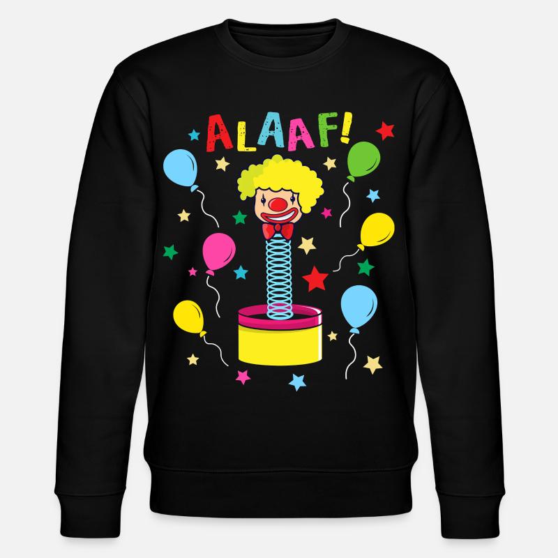 Clown du carnaval d’Alaaf Cologne - Sweat bio CHANGER Stanley/Stella Unisexe - noir