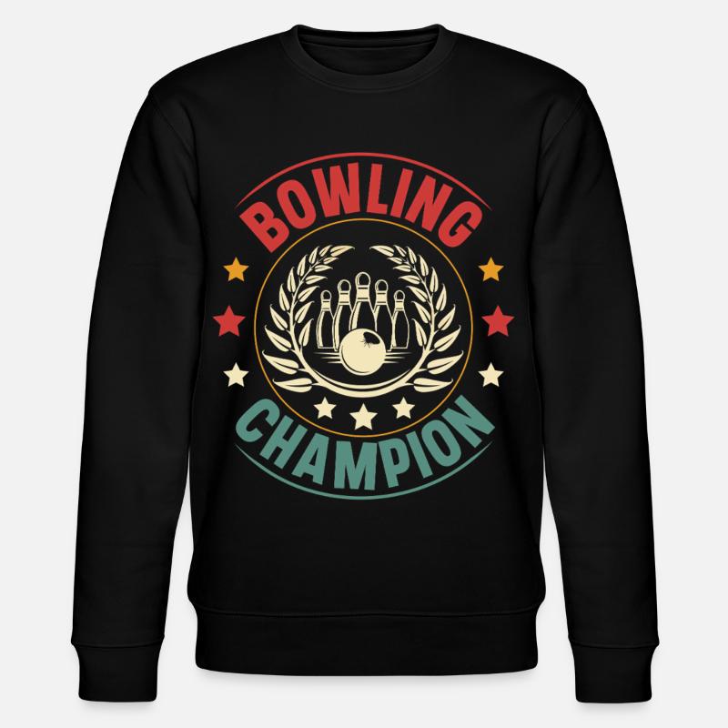 Bowling - Stanley/Stella Unisex Bio-Sweatshirt CHANGER  - Schwarz