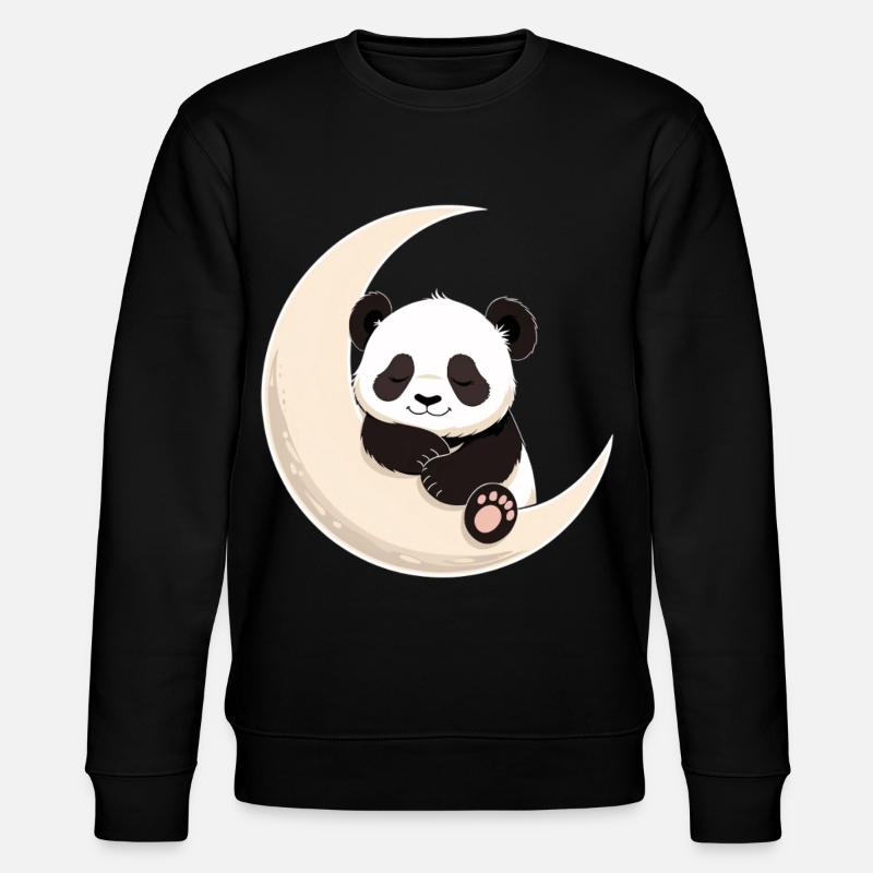 Câlins de Panda Moon - Sweat bio CHANGER Stanley/Stella Unisexe - noir