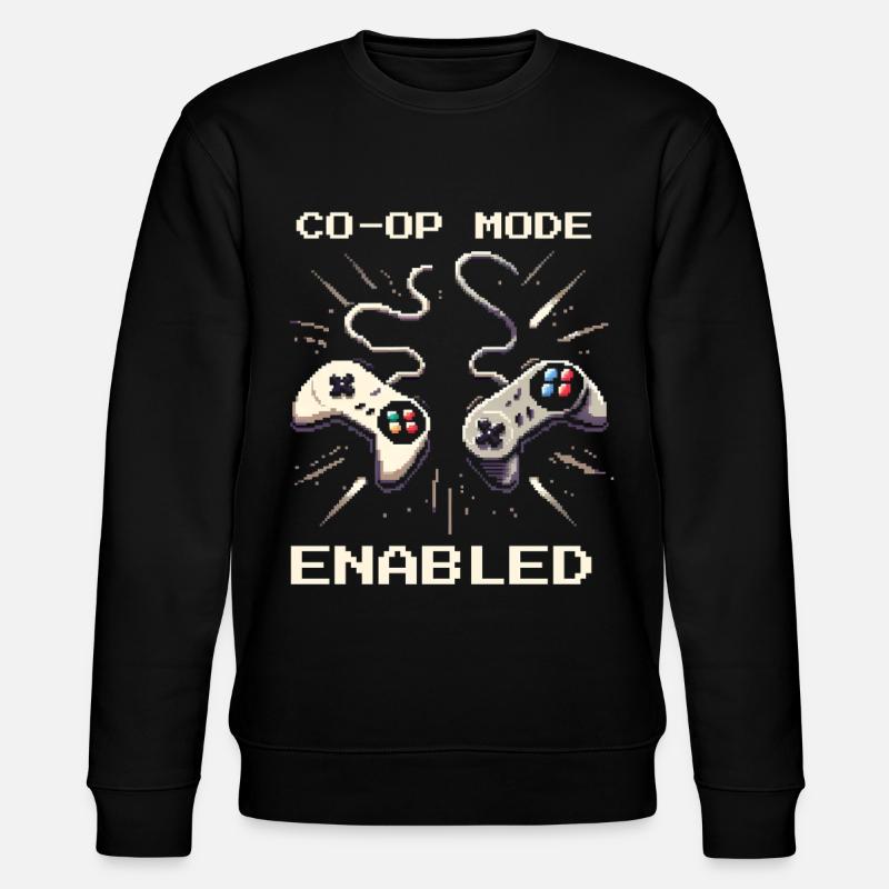 Co-Op Modus aktiv | Teamarbeit Sozialarbeit - Stanley/Stella Unisex Bio-Sweatshirt CHANGER  - Schwarz