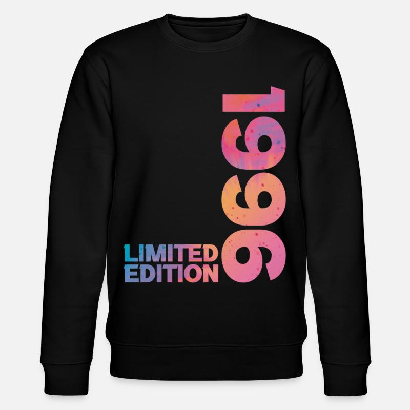 1996 30th Anniversary 30th Anniversary Gift - Stanley/Stella CHANGER Unisex Organic Sweatshirt - black
