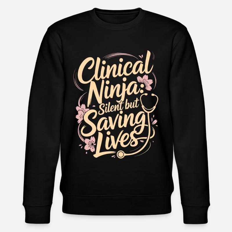 Infirmier praticien clinique Ninja Médecin - Sweat bio CHANGER Stanley/Stella Unisexe - noir