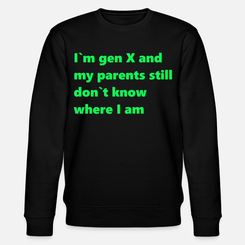 Génération X - Sweat bio CHANGER Stanley/Stella Unisexe - noir