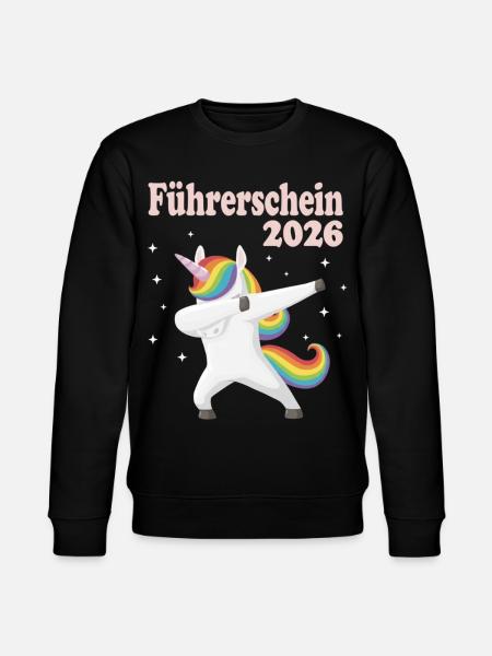 Kørekort 2026 bestået bil kørende motorcykel - Stanley/Stella økologisk unisex-sweatshirt CHANGER  - sort