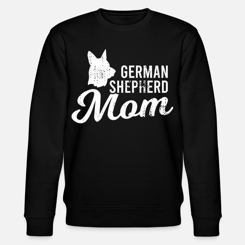 German Shepherd Mom - Stanley/Stella CHANGER Unisex Organic Sweatshirt - black