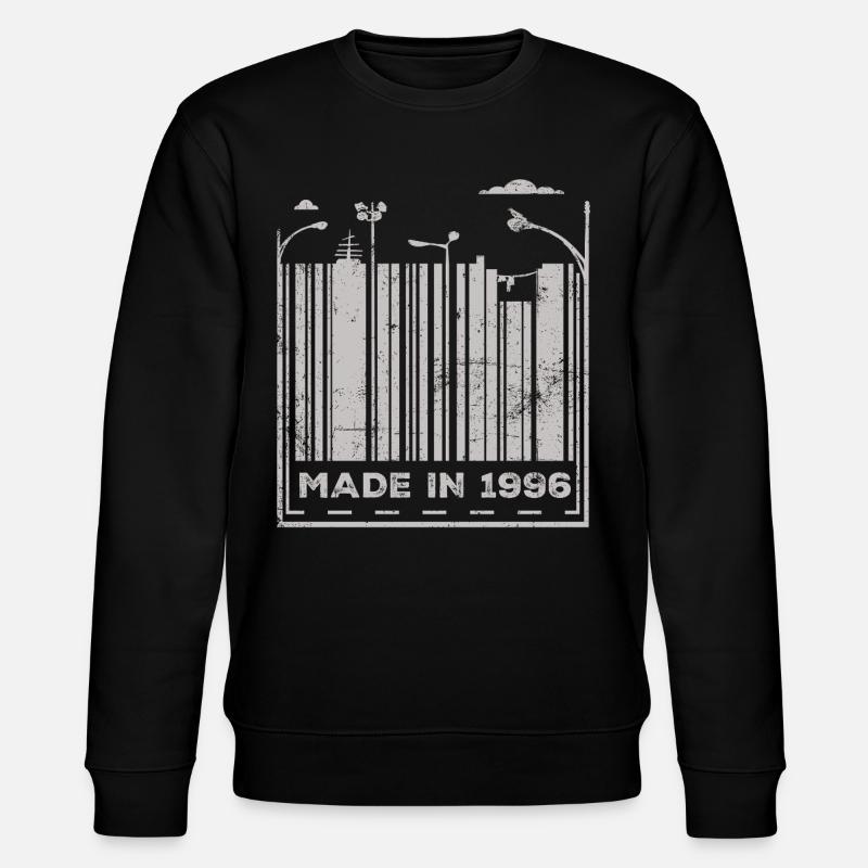 Made in 1996 - Stanley/Stella Unisex Bio-Sweatshirt CHANGER  - Schwarz