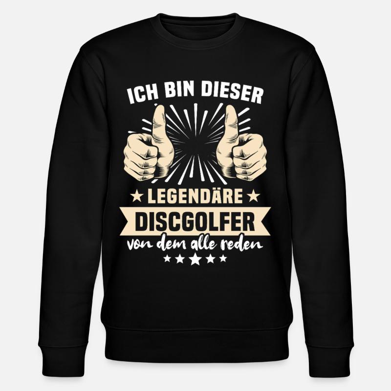 Dictons du disc golfeur - Sweat bio CHANGER Stanley/Stella Unisexe - noir