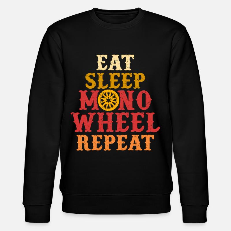Monowheel Monocyclist - Stanley/Stella Unisex Bio-Sweatshirt CHANGER  - Schwarz