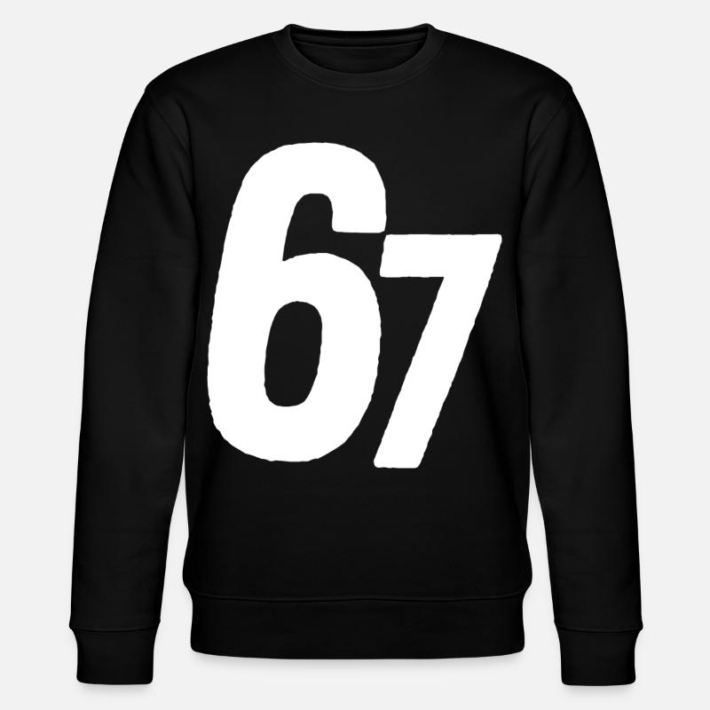 67 Six Sept - Sweat bio CHANGER Stanley/Stella Unisexe - noir