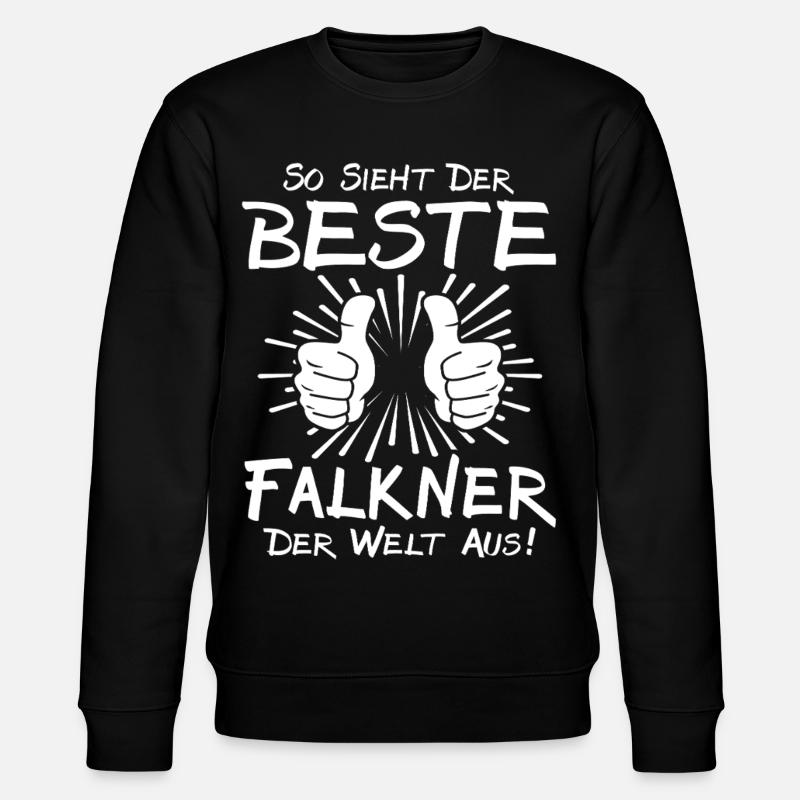 Bester Falkner - Stanley/Stella Unisex Bio-Sweatshirt CHANGER  - Schwarz