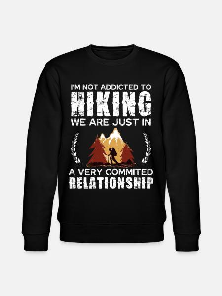 Hiking Commitment Tee Design - Stanley/Stella Unisex Bio-Sweatshirt CHANGER - Schwarz