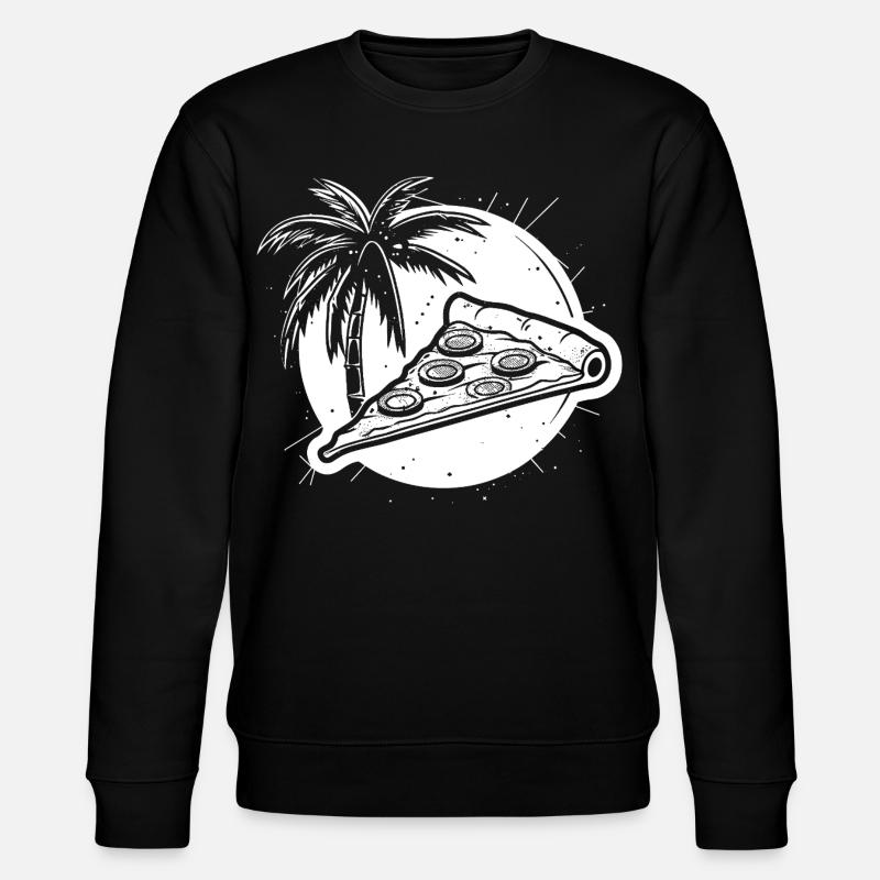 Graphique de pizza - Sweat bio CHANGER Stanley/Stella Unisexe - noir