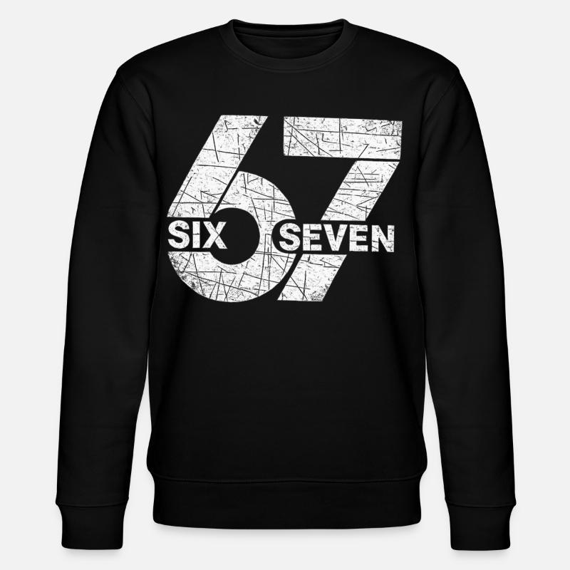 67 Six Seven - Stanley/Stella Unisex Bio-Sweatshirt CHANGER  - Schwarz