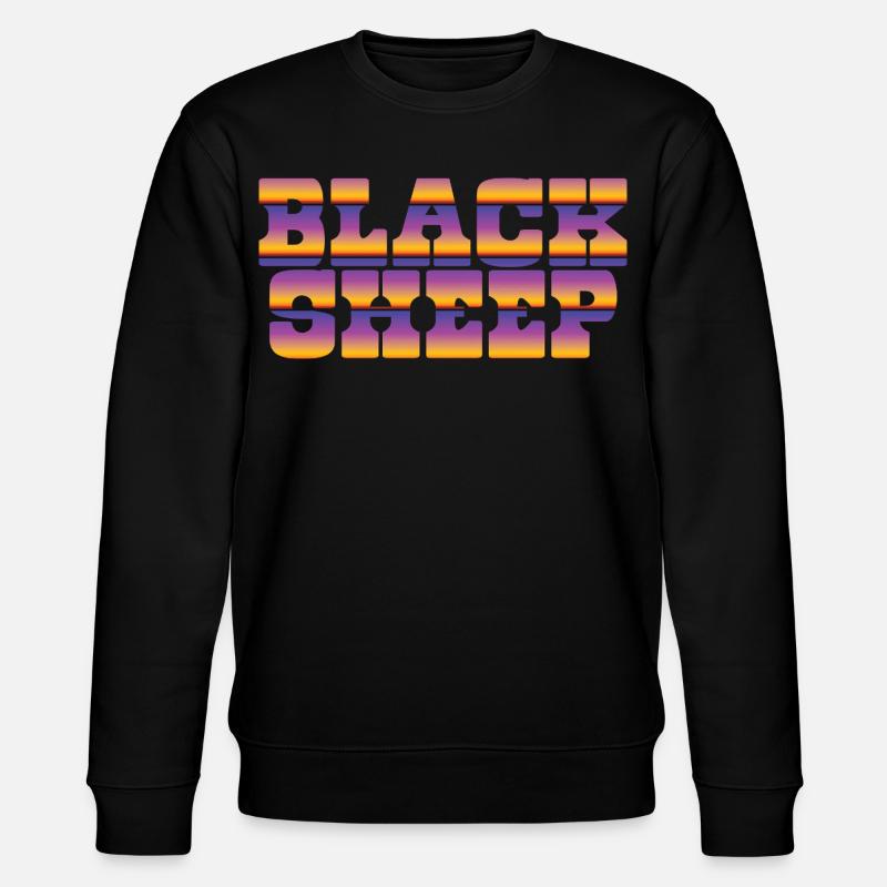 Black Sheep - Stanley/Stella Unisex Bio-Sweatshirt CHANGER  - Schwarz