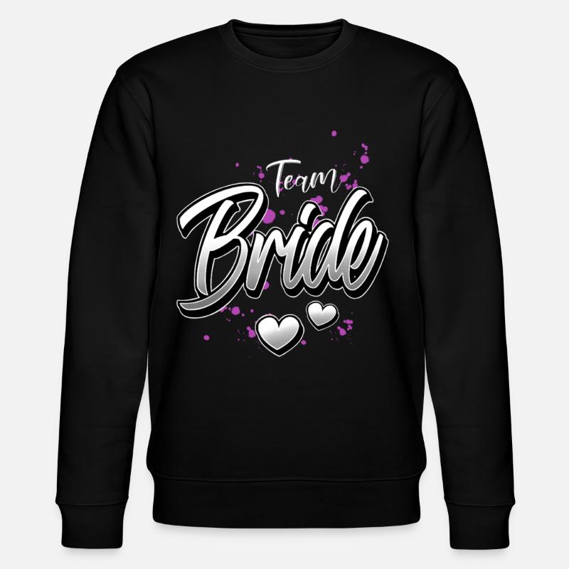Team Bride JGA - Stanley/Stella Unisex Bio-Sweatshirt CHANGER - Schwarz