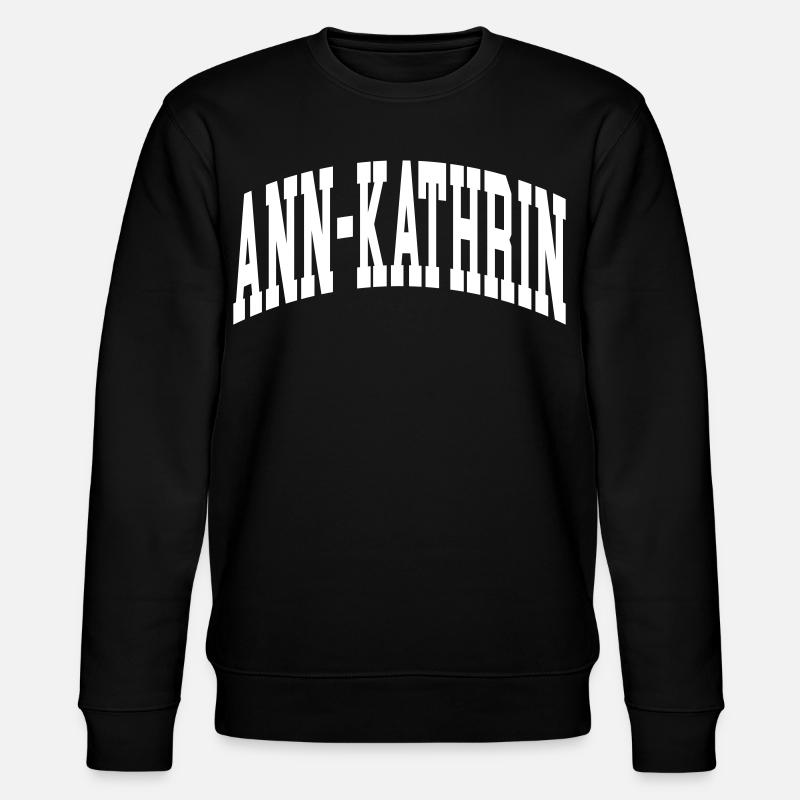 Ann-Kathrin - Stanley/Stella Unisex Bio-Sweatshirt CHANGER  - Schwarz