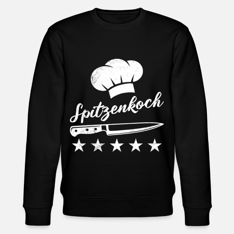 Chefs TOP CHEF Gastronomie Chef Fun - Sweat bio CHANGER Stanley/Stella Unisexe - noir