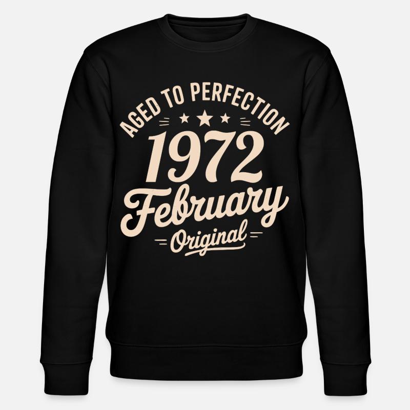 Février 1972 - February 1972 - Sweat bio CHANGER Stanley/Stella Unisexe - noir