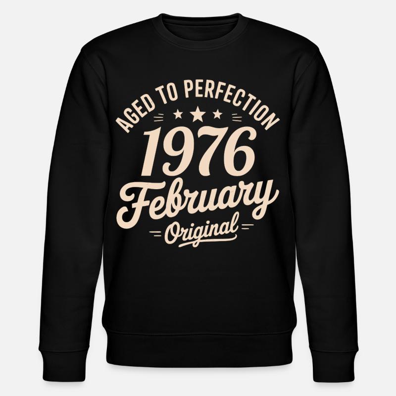 Février 1976 - February 1976 - Sweat bio CHANGER Stanley/Stella Unisexe - noir