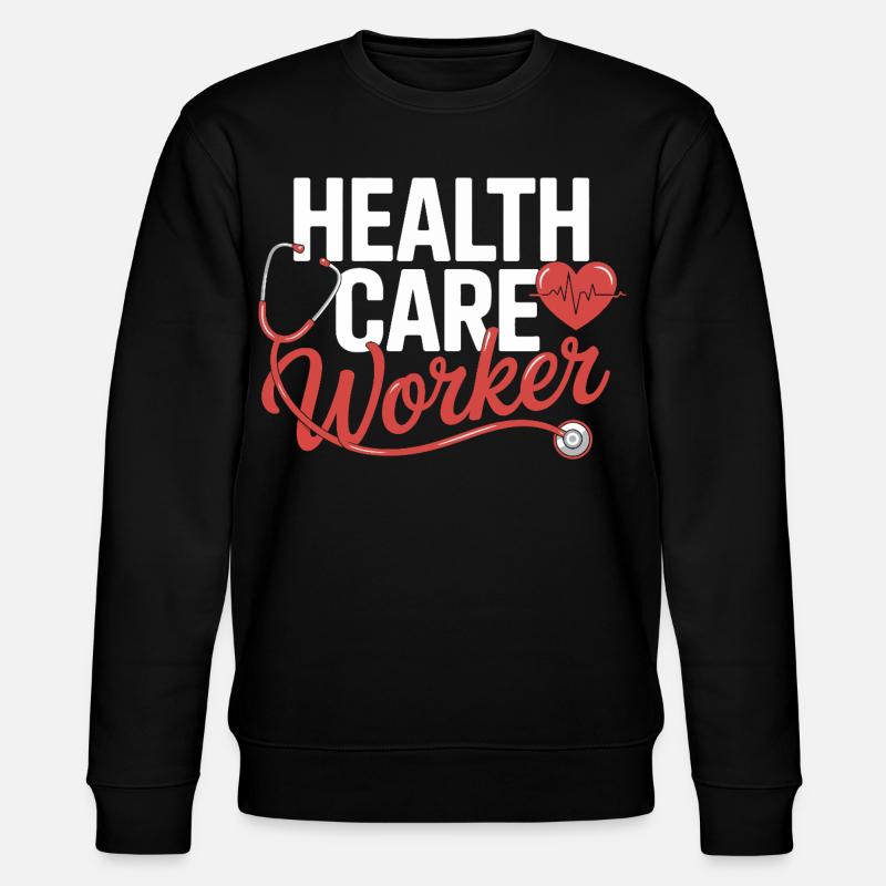 Gesundheitsfachkraft Emblem - Stanley/Stella Unisex Bio-Sweatshirt CHANGER  - Schwarz