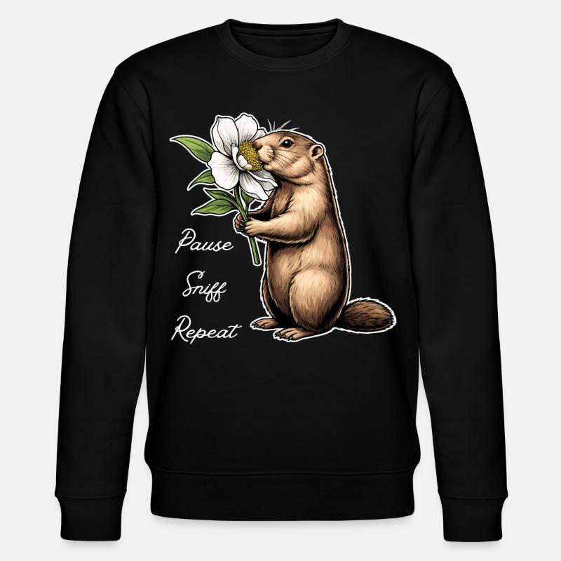 Marmot : Vas-y, renifle, continue - Sweat bio CHANGER Stanley/Stella Unisexe - noir
