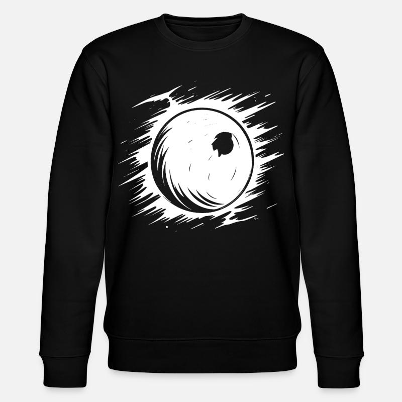 Dessin de boule de bowling - Sweat bio CHANGER Stanley/Stella Unisexe - noir