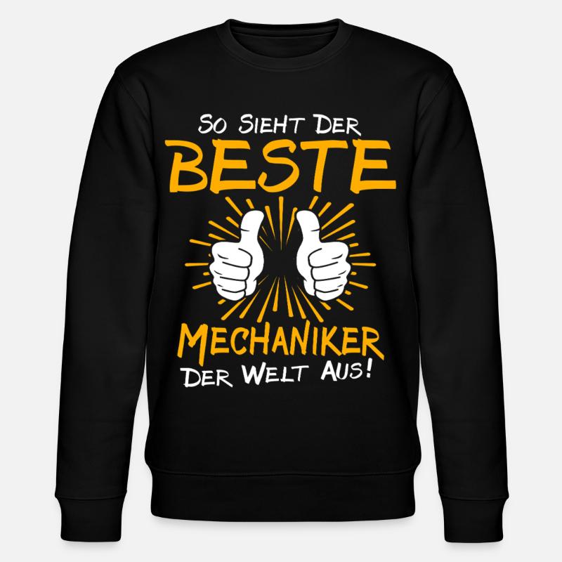 Mechaniker Geschenkidee - Stanley/Stella Unisex Bio-Sweatshirt CHANGER  - Schwarz