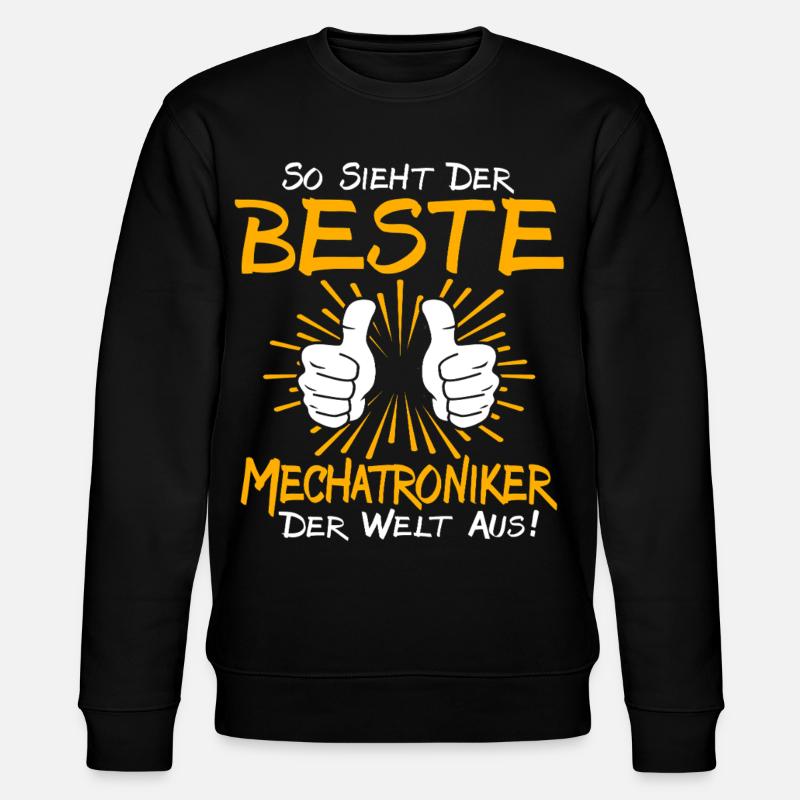 Mechatroniker Geschenkidee - Stanley/Stella Unisex Bio-Sweatshirt CHANGER  - Schwarz