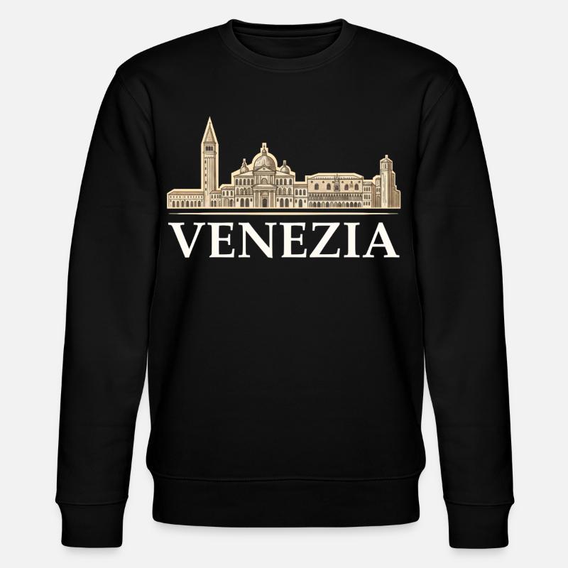 Venezia Feeling - Stanley/Stella Unisex Bio-Sweatshirt CHANGER  - Schwarz