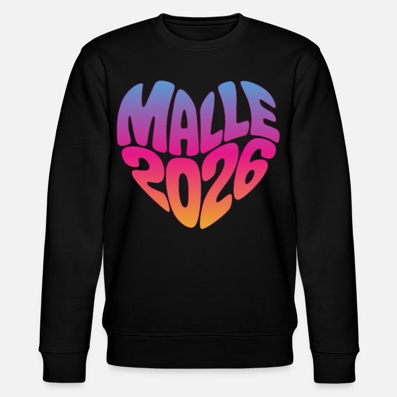 Mallorca Malle 2026  - Stanley/Stella Unisex Bio-Sweatshirt CHANGER  - Schwarz