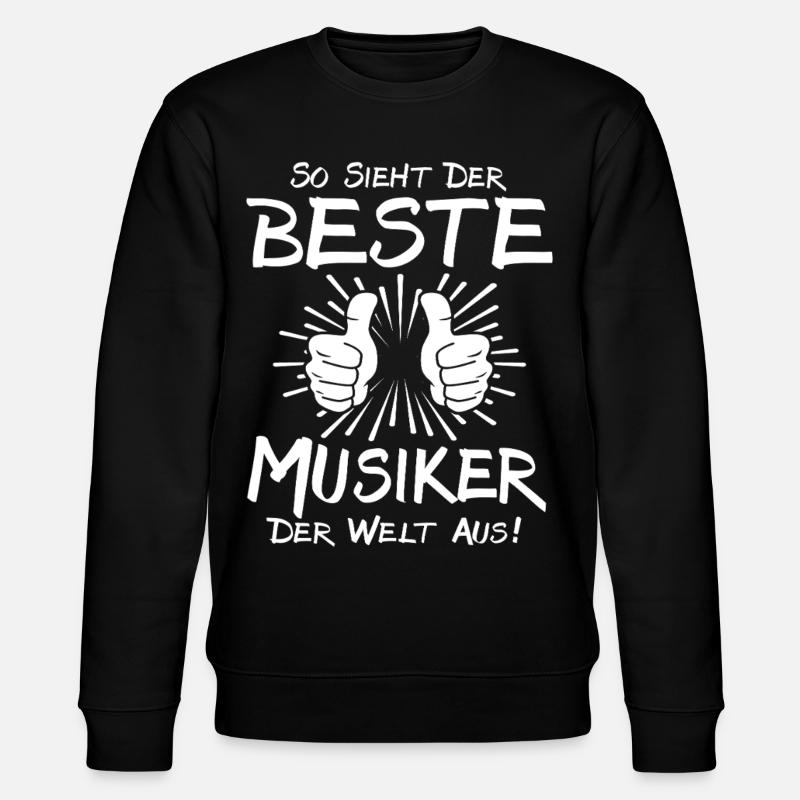 Bester Musiker - Stanley/Stella Unisex Bio-Sweatshirt CHANGER  - Schwarz