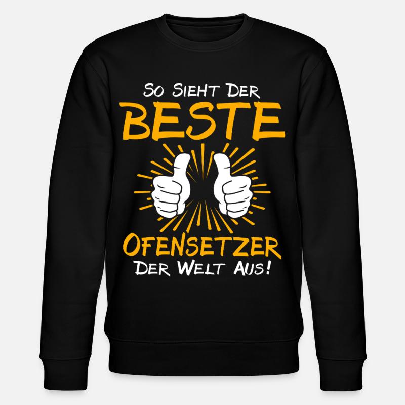 Ofensetzer Geschenkidee - Stanley/Stella Unisex Bio-Sweatshirt CHANGER  - Schwarz