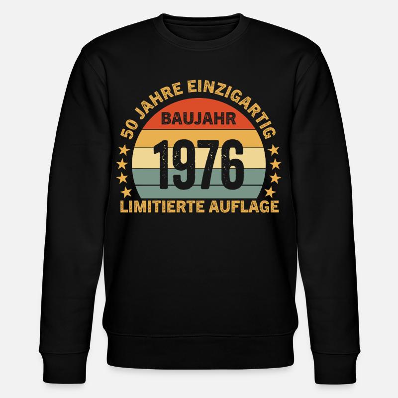 50 ANS D’ÉDITION LIMITÉE UNIQUE - Sweat bio CHANGER Stanley/Stella Unisexe - noir